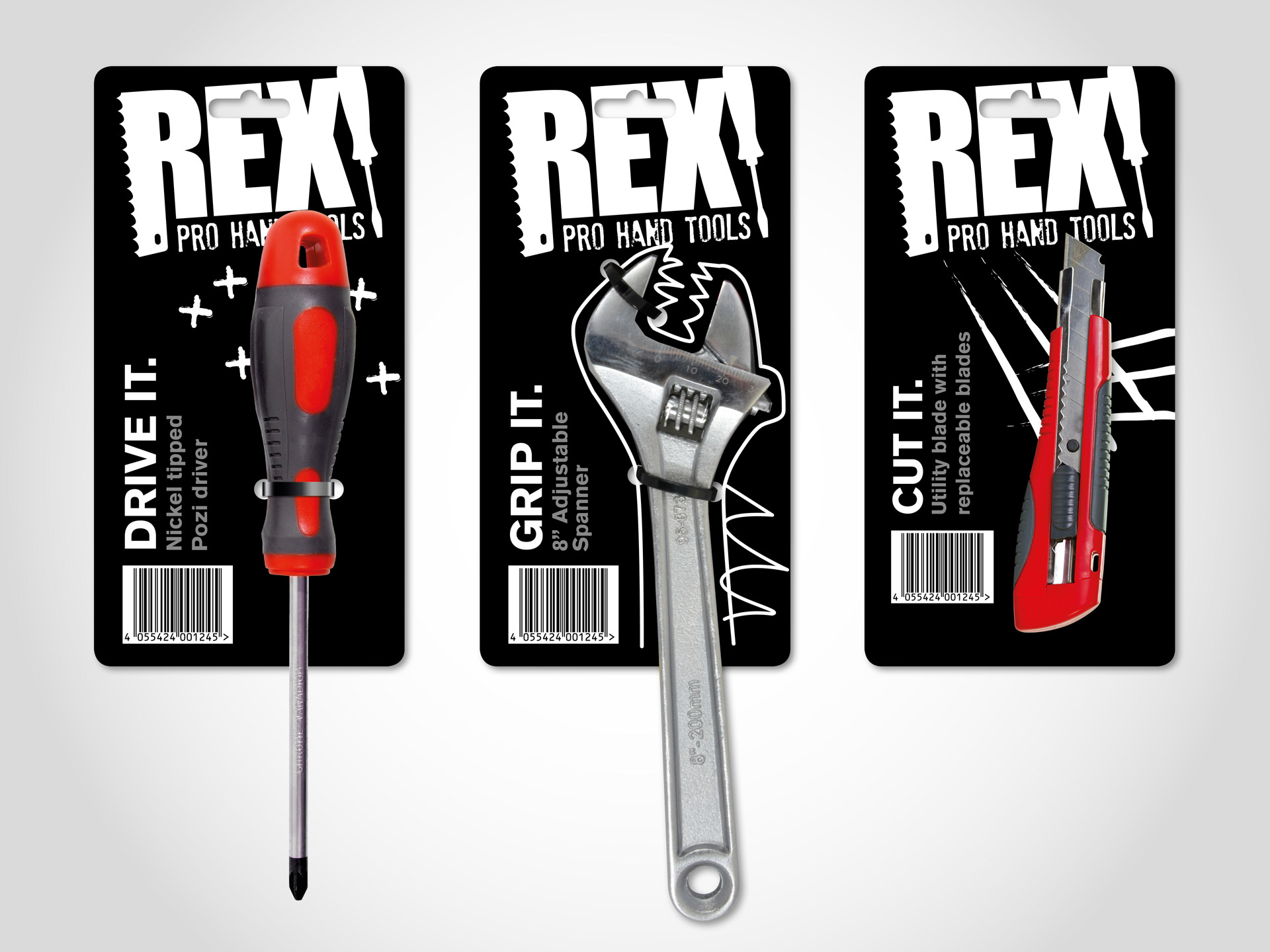 Rex Hand Tools packaging