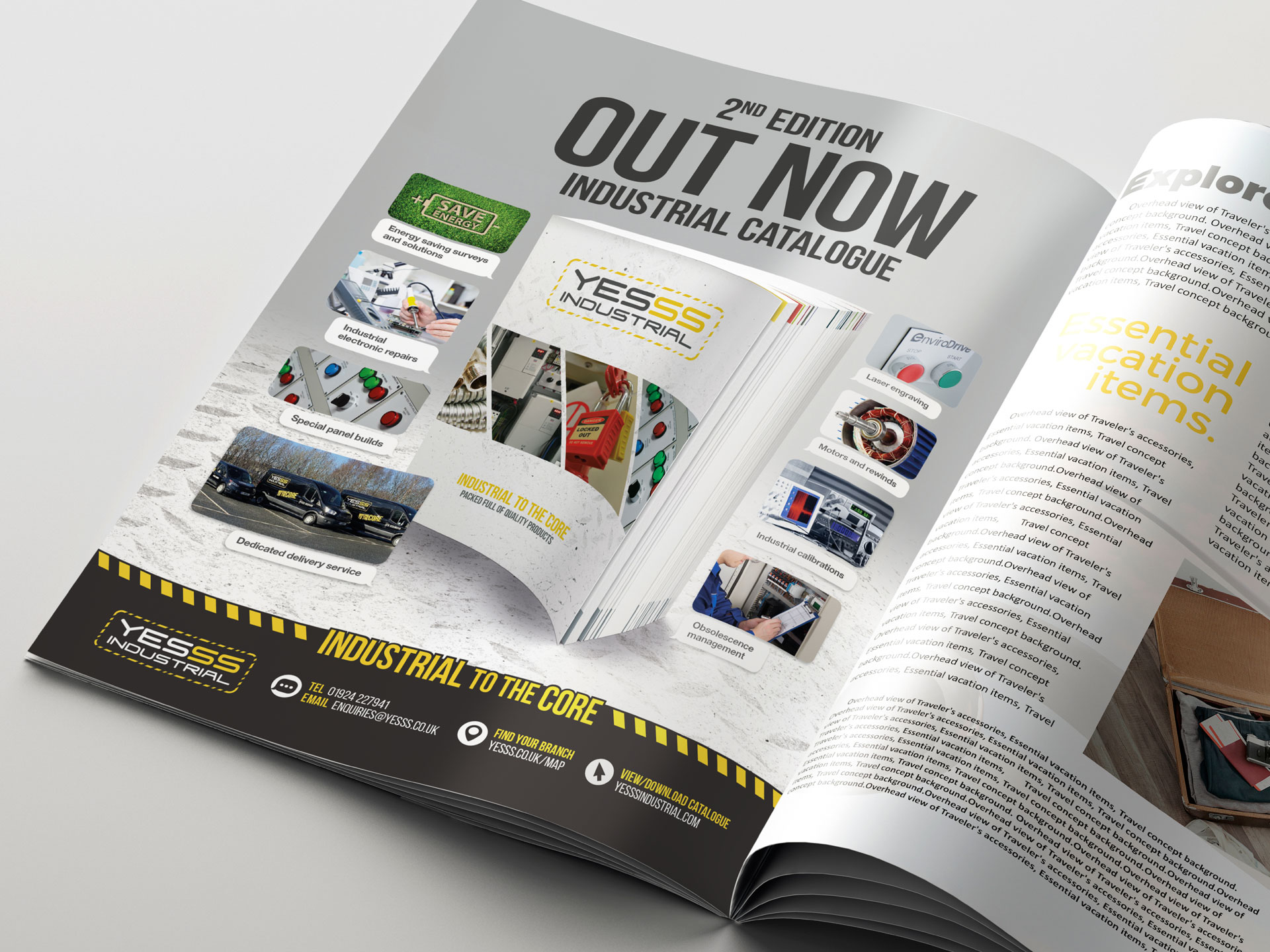 Press advertising - Industrial catalogue