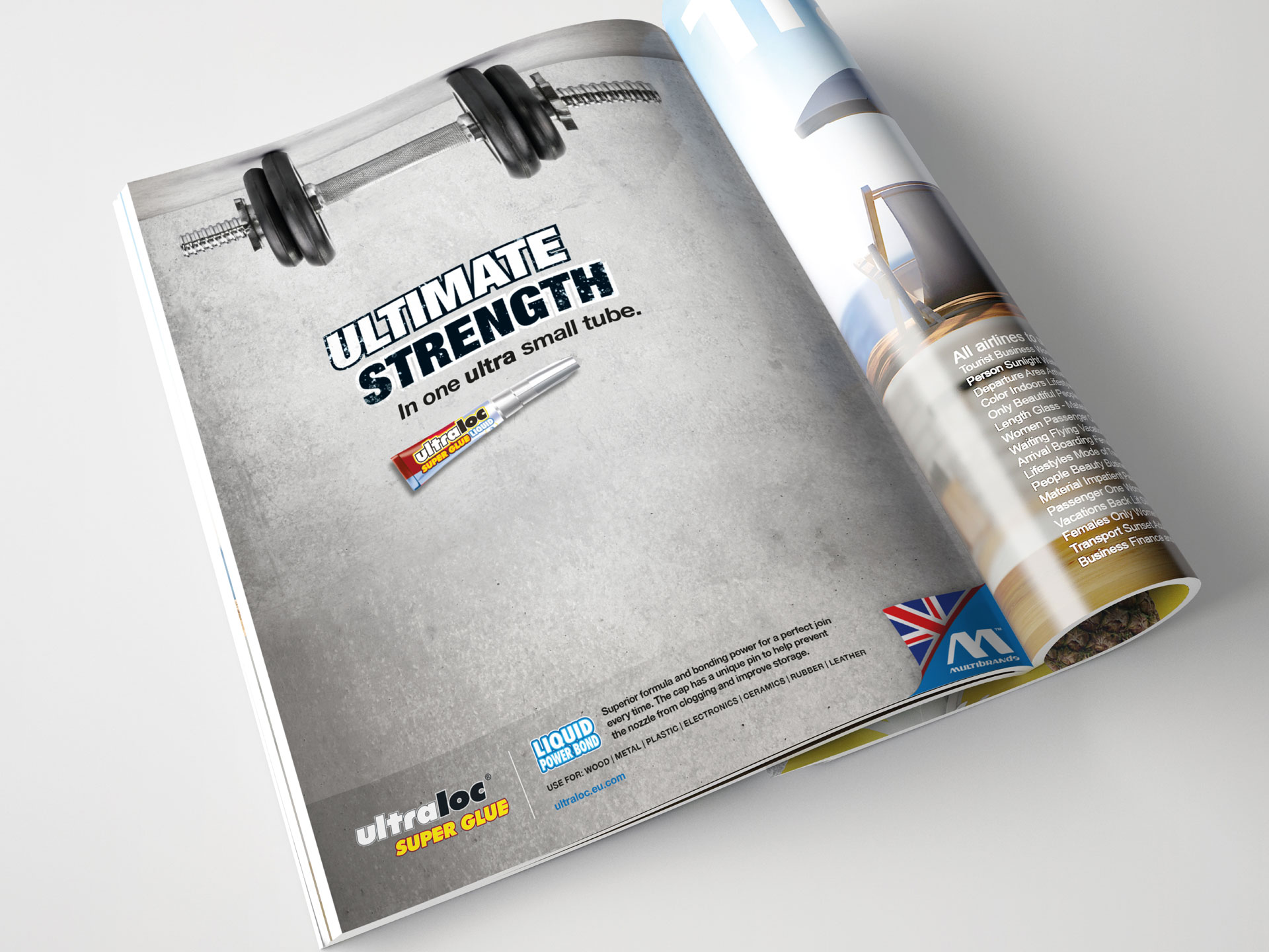 Press advertising - Ultraloc Superglue
