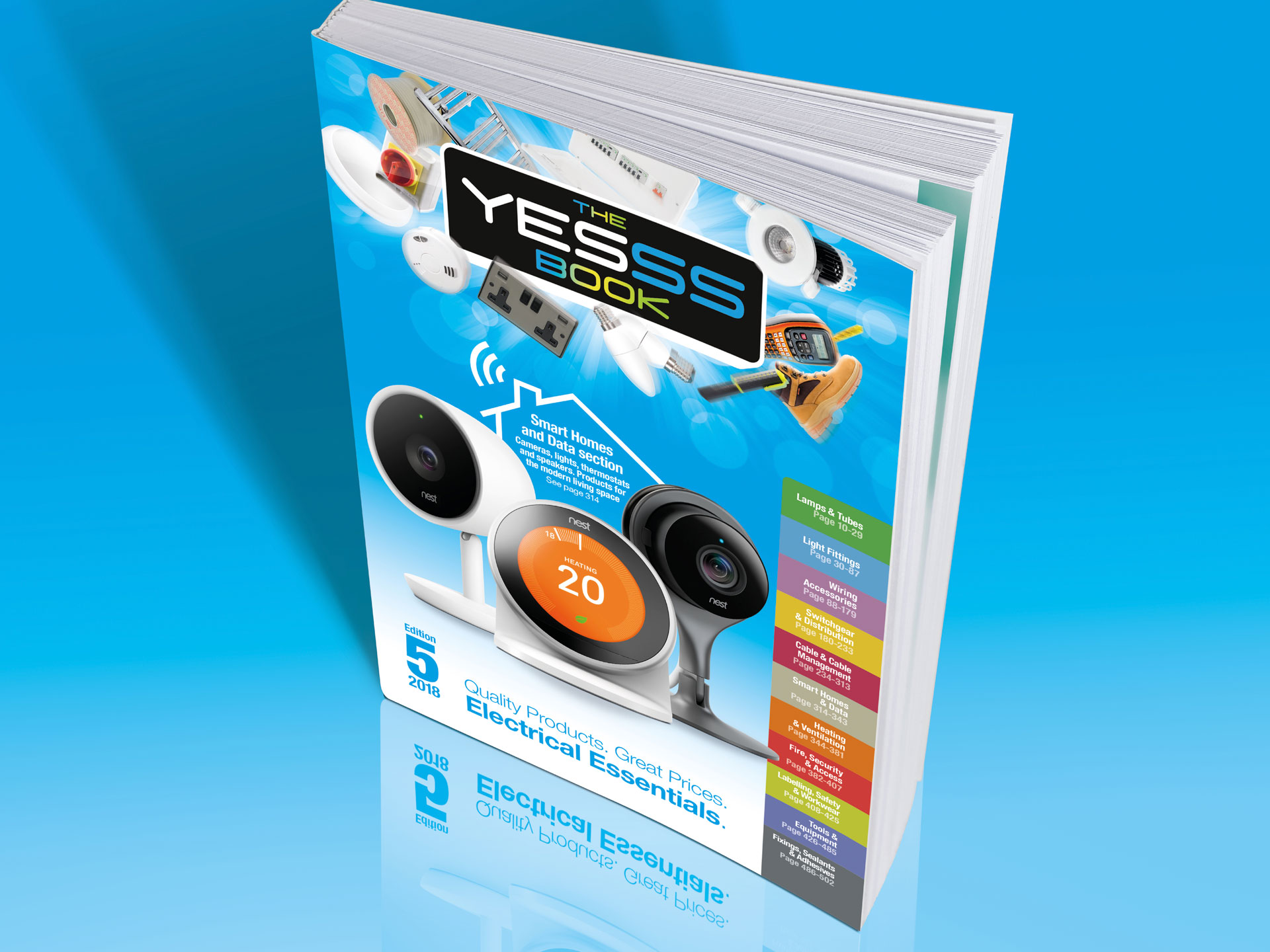 Yesss Book catalogue cover